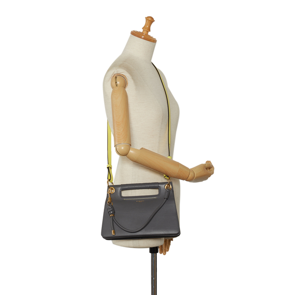 Pre-Loved Givenchy Small Leather Whip Satchel - Picture 10 of 11